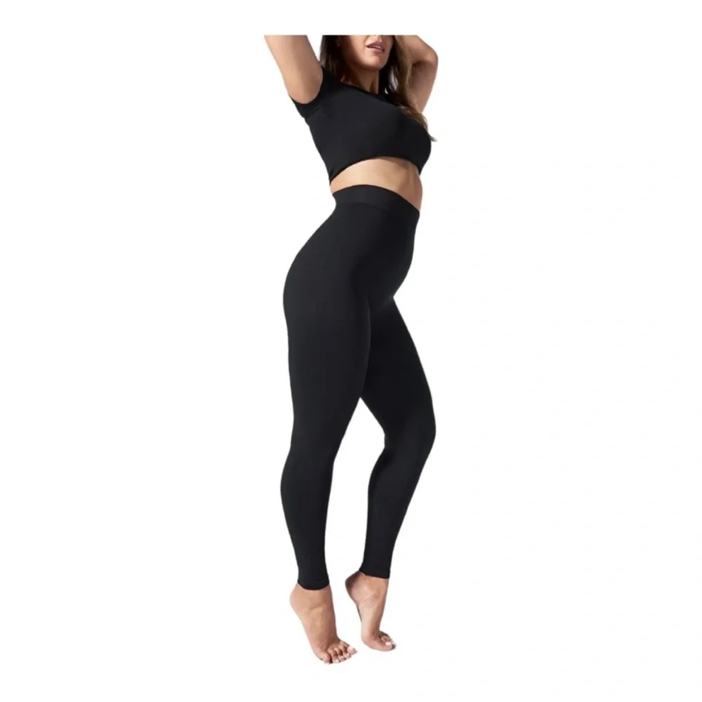 Blanqi‎ Everday Highwaist Postpartum + Nursing Support Leggings Women’s Small - Picture 3 of 13
